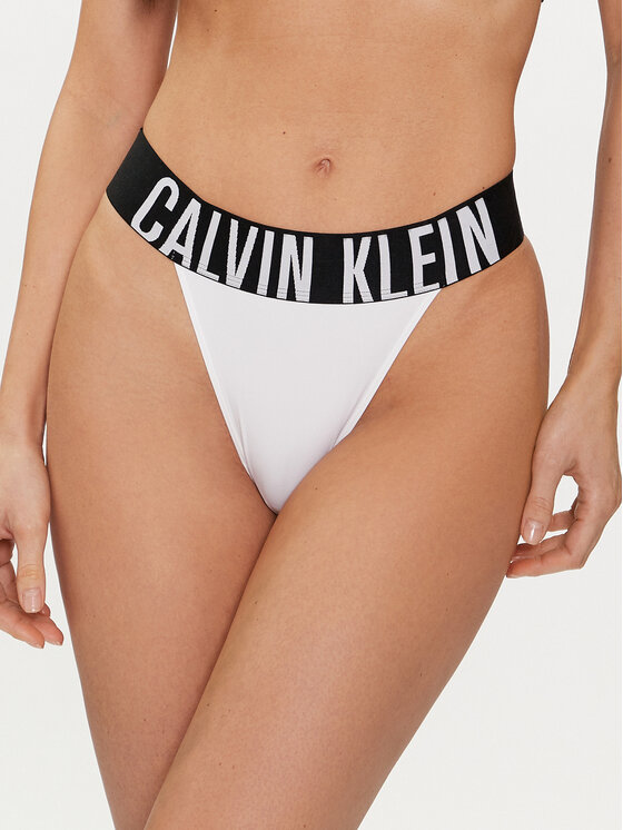 Calvin Klein Underwear Stringi 000QF7638E Balts