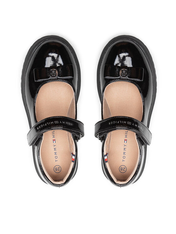 Tommy Hilfiger Tommy Hilfiger Pusbačiai Ballerina T3A3-32580-0774 M Juoda