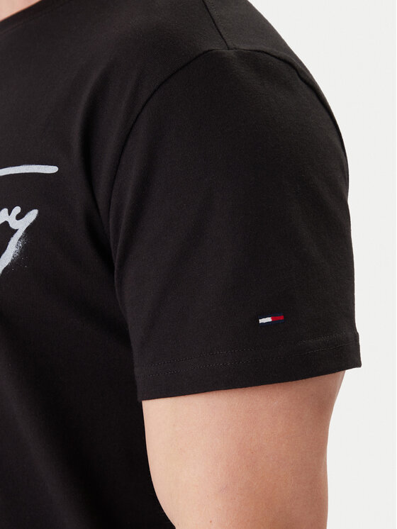 Tommy Jeans Tommy Jeans Tričko DM0DM22553 Čierna Regular Fit