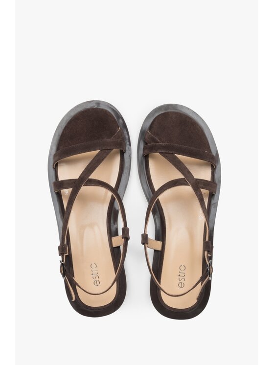 Estro Estro Stivaletti ER00117386 Marrone