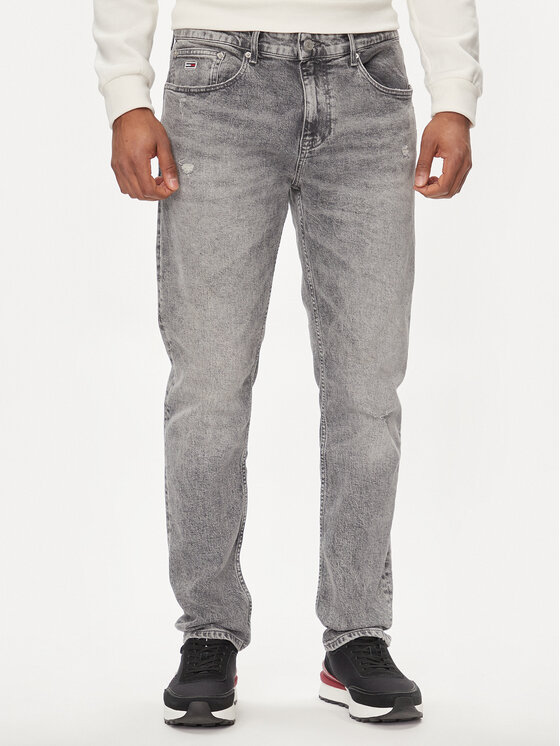 Tommy Jeans Tommy Jeans Blugi Austin DM0DM18739 Gri Slim Fit