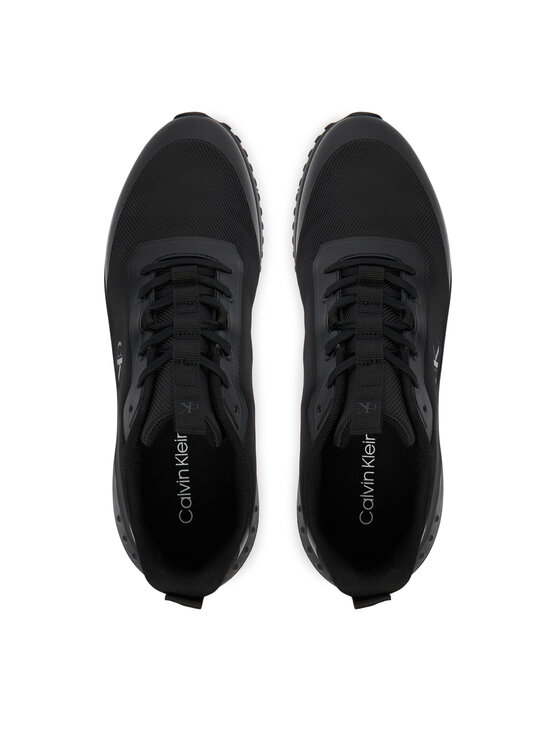Calvin Klein Calvin Klein Сникърси Eva Runner Lace Up Mat Mix YM0YM01442 Черен