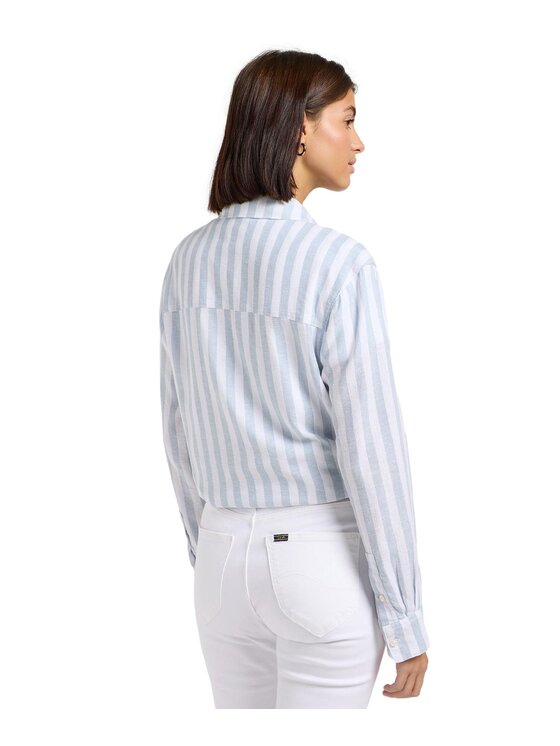Lee Lee Koszula 112363656 Niebieski Regular Fit