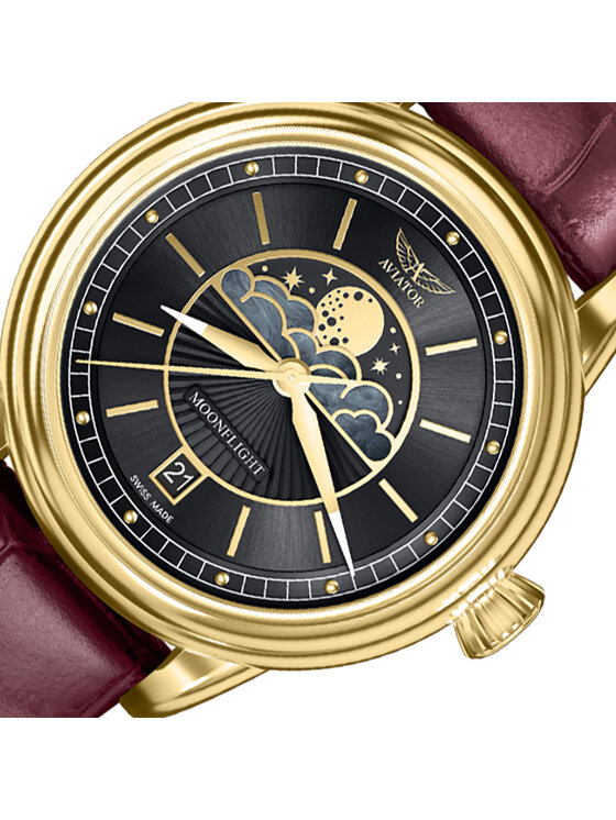 Aviator Aviator Orologio V.1.33.1.344.4BOR Rosso