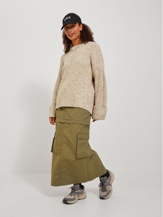 JJXX JJXX Πουλόβερ 12245453 Μπεζ Relaxed Fit