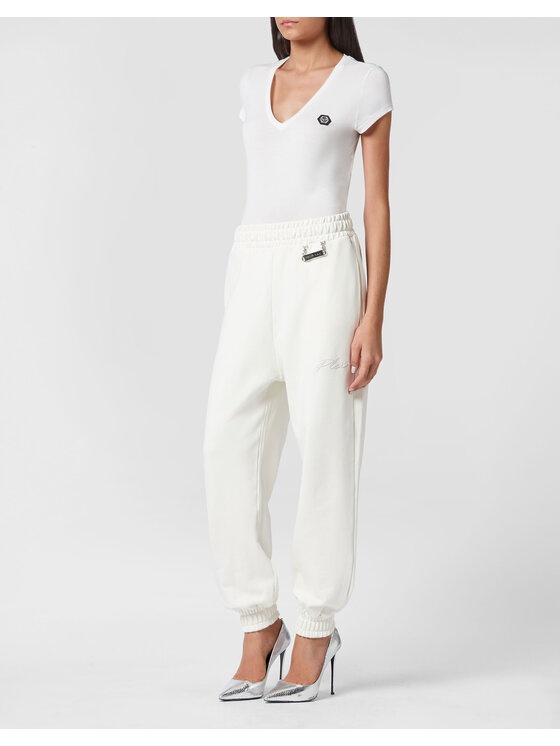 PHILIPP PLEIN PHILIPP PLEIN Joggery 3093 Beżowy Regular Fit
