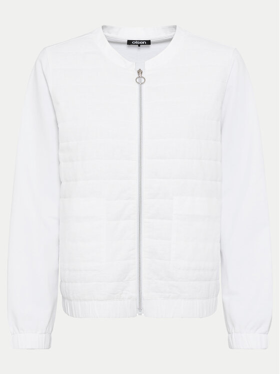 Olsen Olsen Μπλούζα 11201570 Λευκό Regular Fit