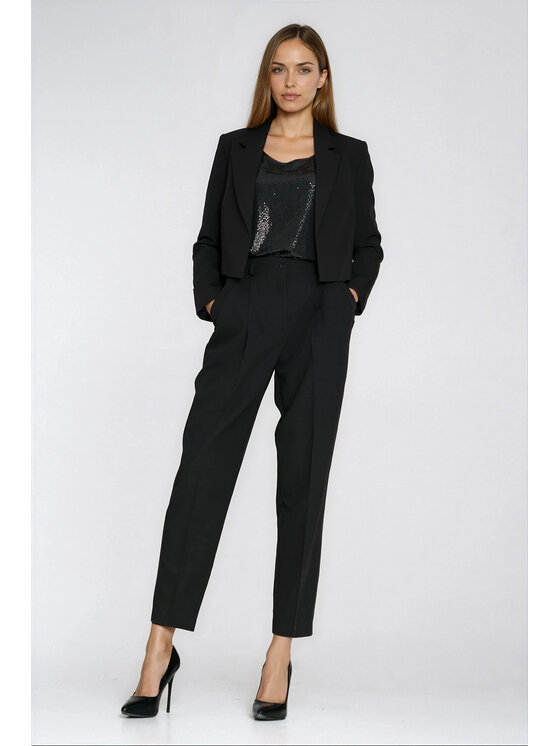 NIFE NIFE Halenka B219 Černá Regular Fit