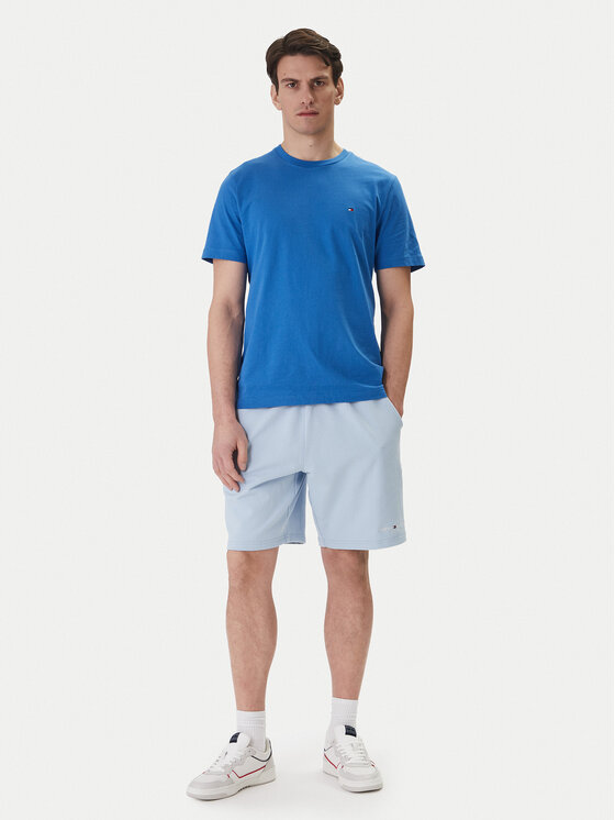 Tommy Hilfiger Tommy Hilfiger Спортни шорти Logo MW0MW43068 Светлосиньо Regular Fit