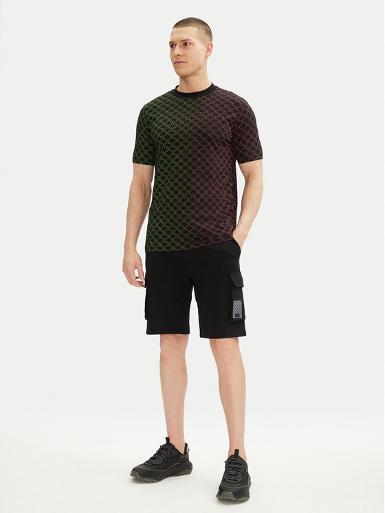 KARL LAGERFELD KARL LAGERFELD Szorty sportowe 705402 552917 Czarny Regular Fit