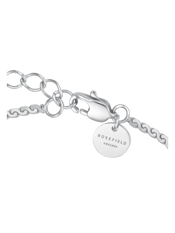 Rosefield Rosefield Bransoletka BOLD WAVE Srebrny