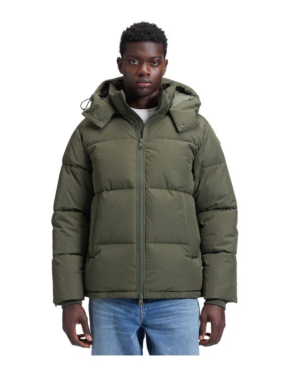 Lee Lee Kurtka puchowa 112386301 Zielony Regular Fit