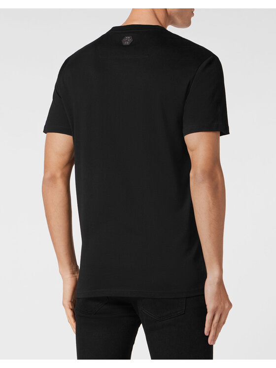 PHILIPP PLEIN PHILIPP PLEIN T-Shirt 15127 Czarny Regular Fit