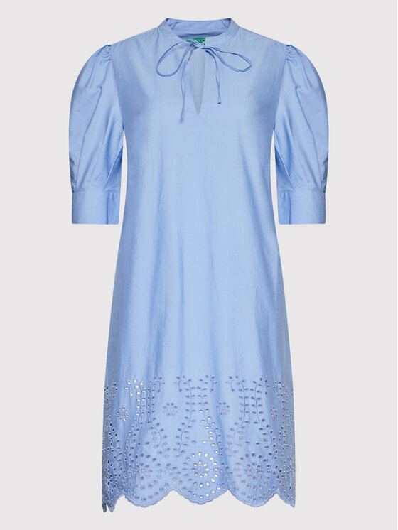 United Colors Of Benetton United Colors Of Benetton Φόρεμα καθημερινό 43MCDV01P Μπλε Relaxed Fit