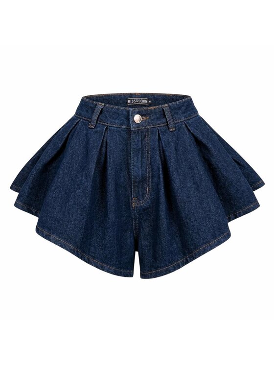 MissDenim MissDenim Szorty jeansowe Skorts Niebieski Regular Fit