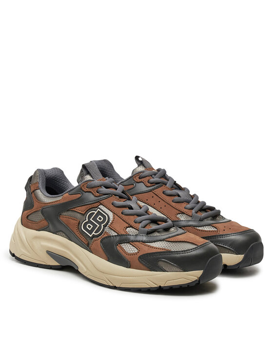 BOSS Boss Sneakersy 50529534 Brązowy
