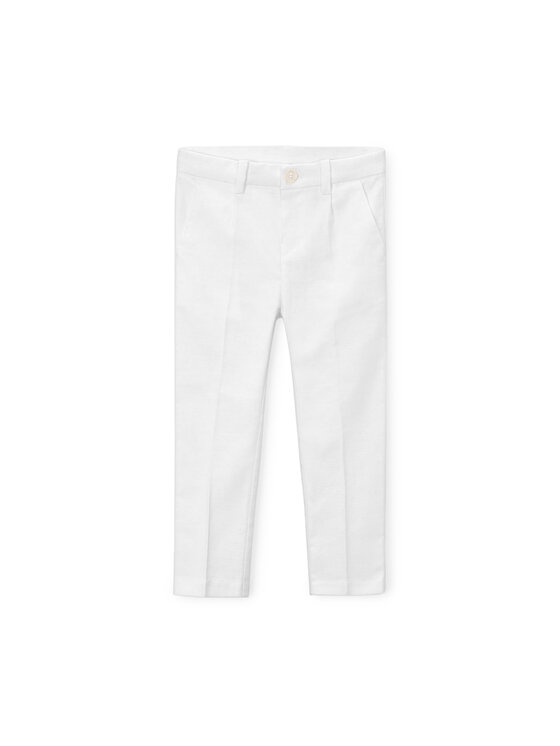 Mayoral Mayoral Pantaloni chino 3574 Alb Regular Fit
