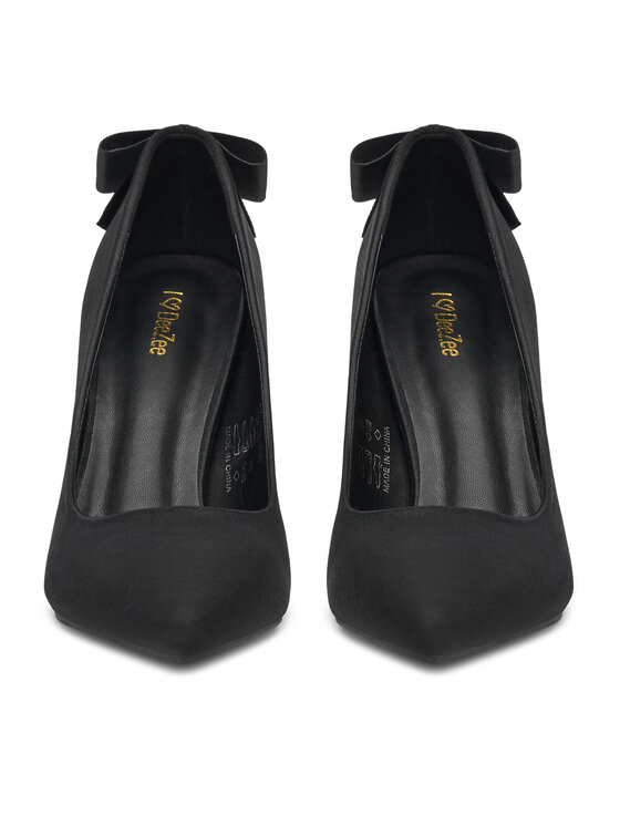 DeeZee DeeZee Pantofi cu toc subțire HD230755 Negru