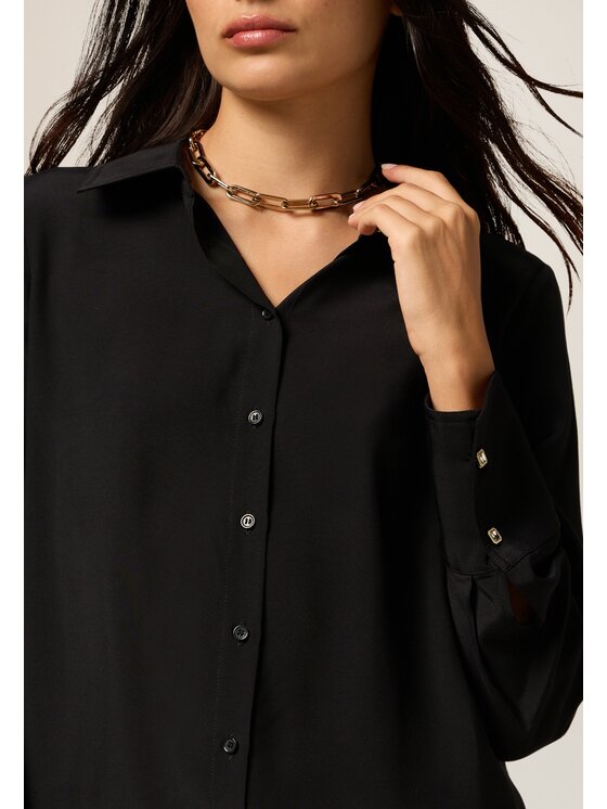 Oltre Oltre Camicia 5112R003017N033 Nero Regular Fit