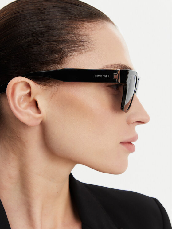 Trussardi Trussardi Okulary przeciwsłoneczne TSM9026 Czarny