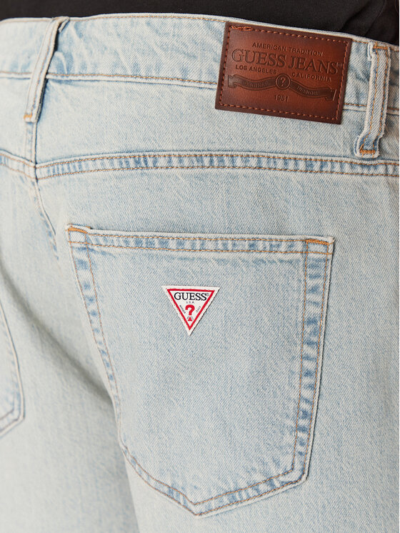 Guess Jeans Guess Jeans Τζιν σορτσάκια M4YD37 D5M51 Μπλε Regular Fit