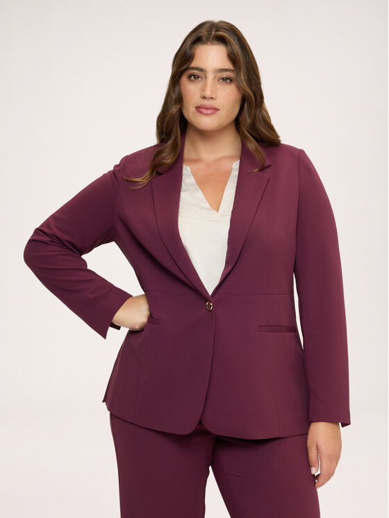 Fiorella Rubino Fiorella Rubino Giacca da abito Q047T000297N036 Bordeaux Regular Fit