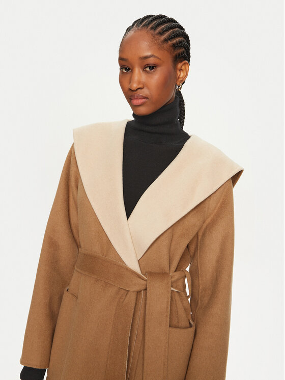 MICHAEL Michael Kors MICHAEL Michael Kors Palton de lână 77B6510M22 Bej Regular Fit