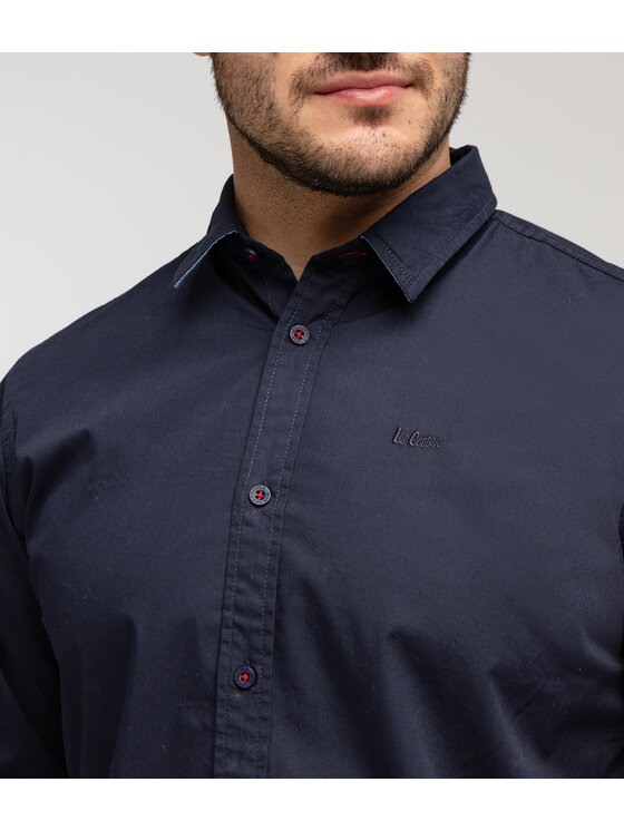 Lee Cooper Lee Cooper Koszula REY 02ZG Granatowy Regular Fit
