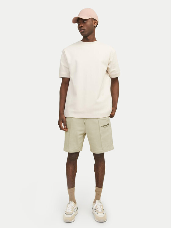 Jack & Jones Jack & Jones Sportiniai šortai Vesterbro 12252251 Smėlio Relaxed Fit