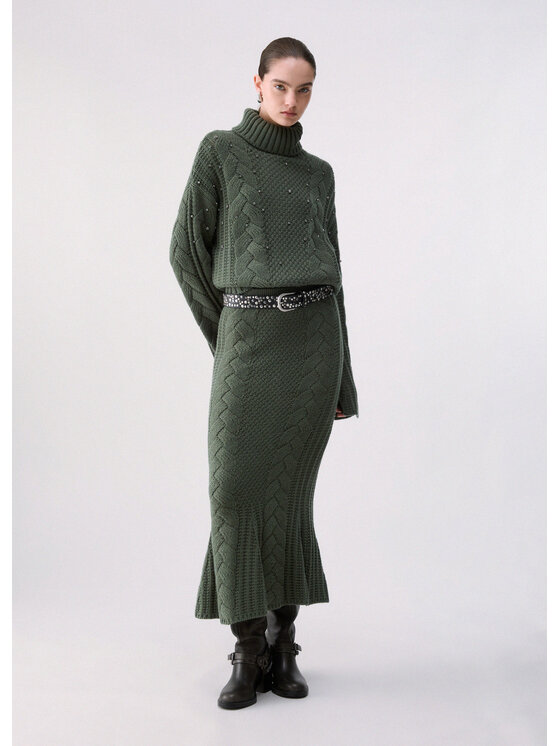 Liu Jo Liu Jo Maglione CF6116MA37R90312 Verde Regular Fit