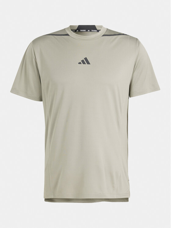 adidas adidas Koszulka techniczna Designed for Training Adistrong IS3838 Zielony Slim Fit