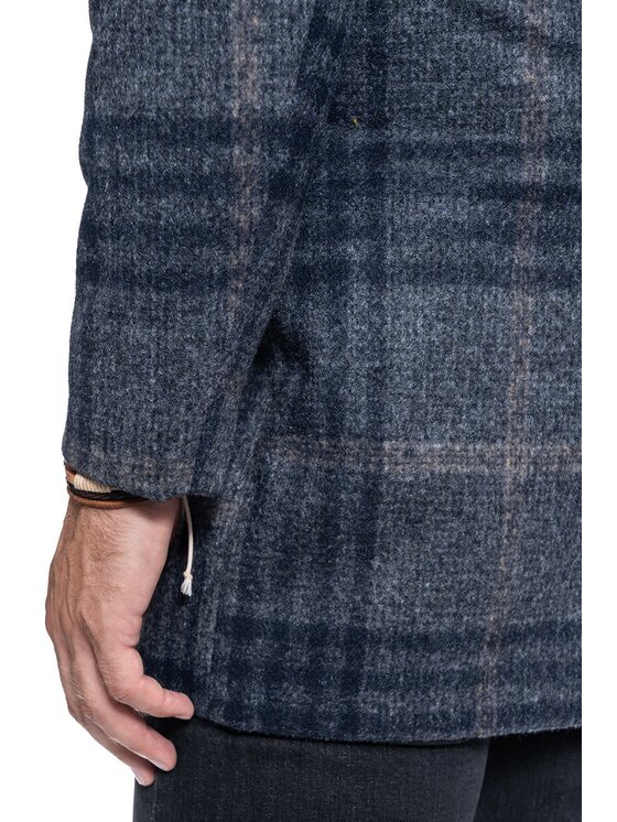 Only & Sons Only & Sons Cappotto ONSWILBURT CHECK COAT BOX Grigio Regular Fit