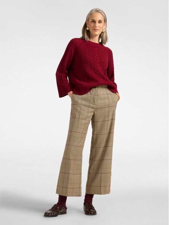 Elena Mirò Elena Mirò Maglione M105Z000873N036 Bordeaux Boxy Fit