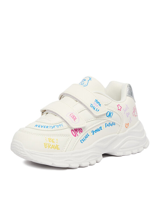 DeeZee DeeZee Sneakersy CEO-AVO-19627-002 Biały