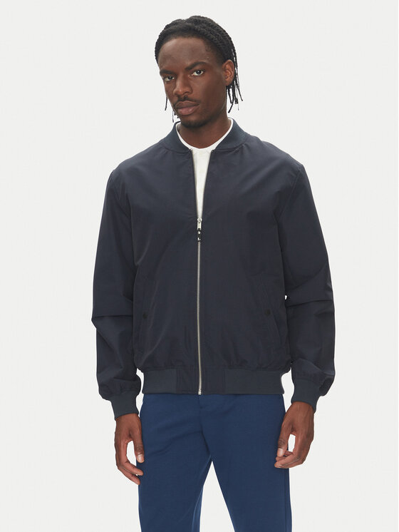 Lindbergh Lindbergh Bunda bomber 30-301136 Tmavomodrá Regular Fit
