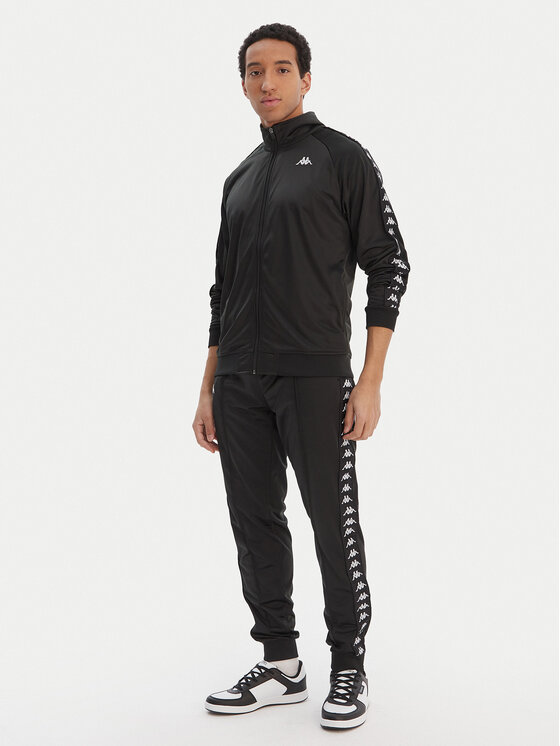 Kappa Kappa Spodnie dresowe Banda Rastoria 303KUC0 Czarny Slim Fit