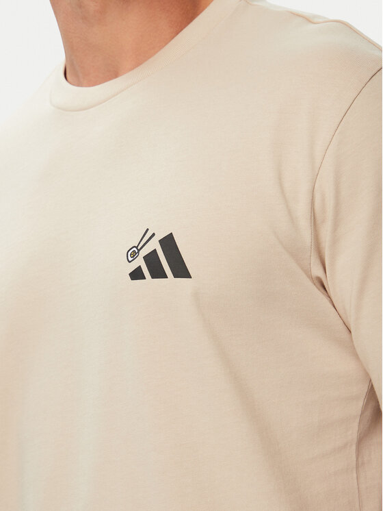 adidas adidas Majica Sushi Graphic KT9708 Svetlo bež Regular Fit