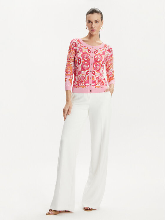 Luisa Spagnoli Luisa Spagnoli Ζακέτα Crostone 58242 Ροζ Regular Fit