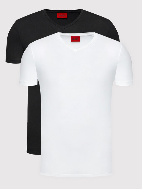 HUGO Hugo 2er-Set T-Shirts 50325417 Schwarz Slim Fit