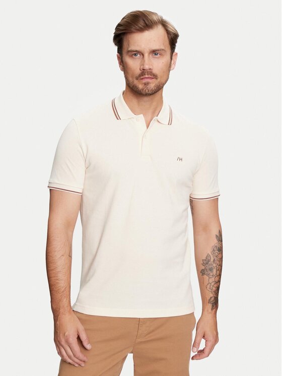 Selected Homme Polo 16087840 Bēšs Regular Fit