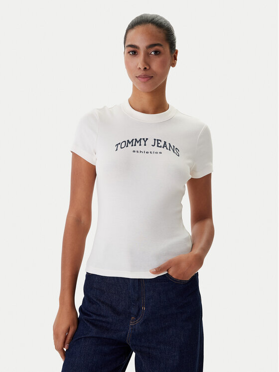 Tommy Jeans Tommy Jeans Тишърт DW0DW22302 Бял