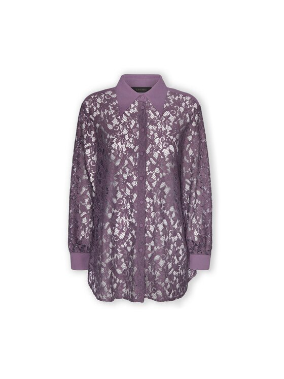 Elena Mirò Elena Mirò Camicia 5000P000315N0F9 Viola Regular Fit