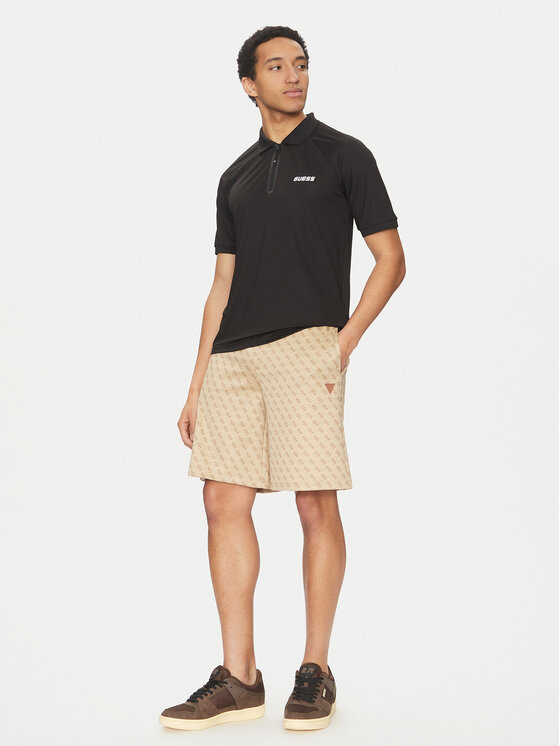 Guess Guess Спортивні шорти Z4YD03 FL04Q Бежевий Regular Fit