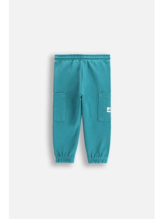 Coccodrillo Coccodrillo Spodnie dresowe WC5120103DBN-013 Turkusowy Regular Fit