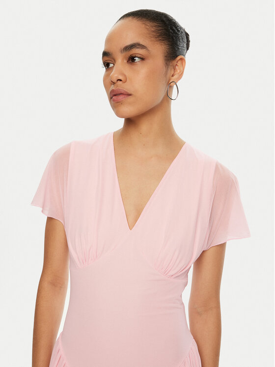 ROTATE ROTATE Večerní šaty 113630 Růžová Regular Fit