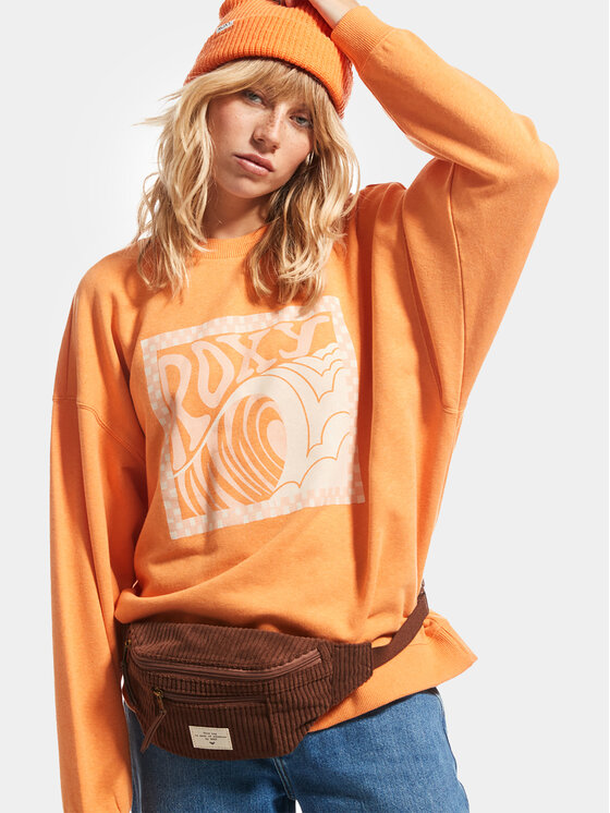 Roxy Roxy Majica dugih rukava Take Yourplaceb Otlr ERJFT04745 Narančasta Regular Fit