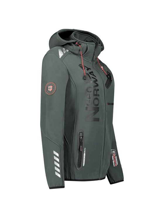 Geographical Norway Geographical Norway Kurtka zimowa WU8088F/GN D.GREY/BLACK Czarny Regular Fit