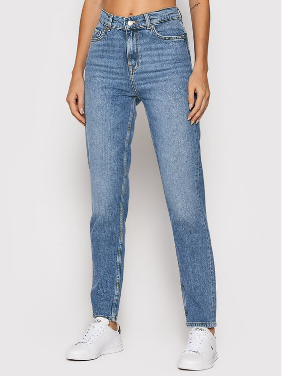 Selected Femme Jeans hlače Amy 16081222 Modra Slim Fit