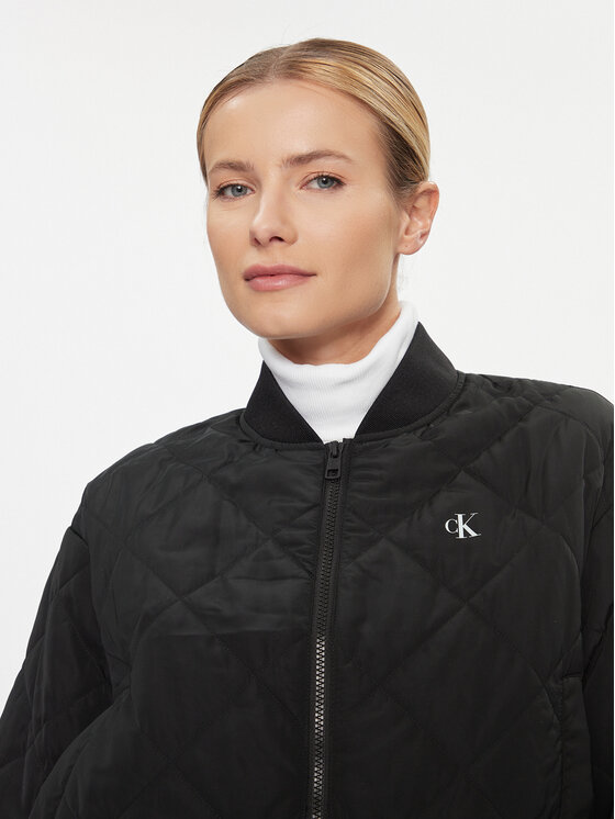 Calvin Klein Jeans Calvin Klein Jeans Kurtka bomber J20J222587 Czarny Regular Fit