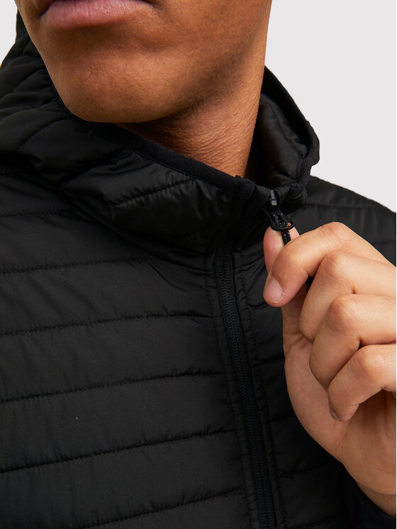 Jack&Jones Jack&Jones Демісезонна куртка Multi Quilted 12182242 Чорний Regular Fit